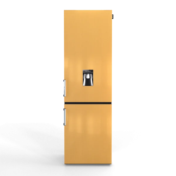 Nunki koelkast large met watertap en gouden afwerking