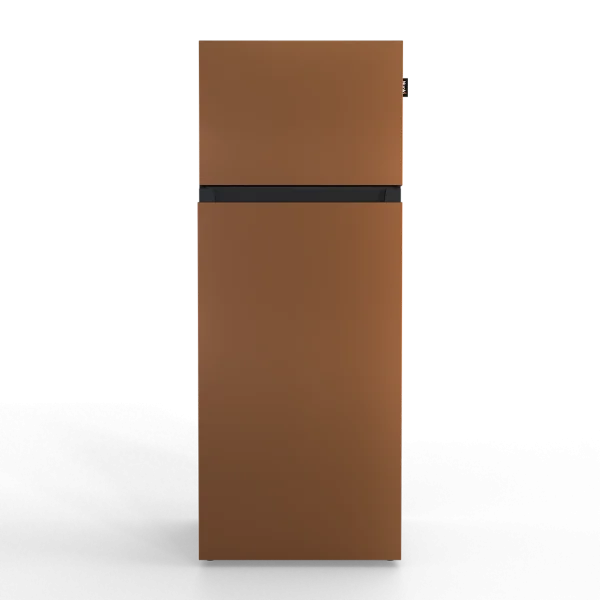 Nunki medium koelkast in matte metallic bruin